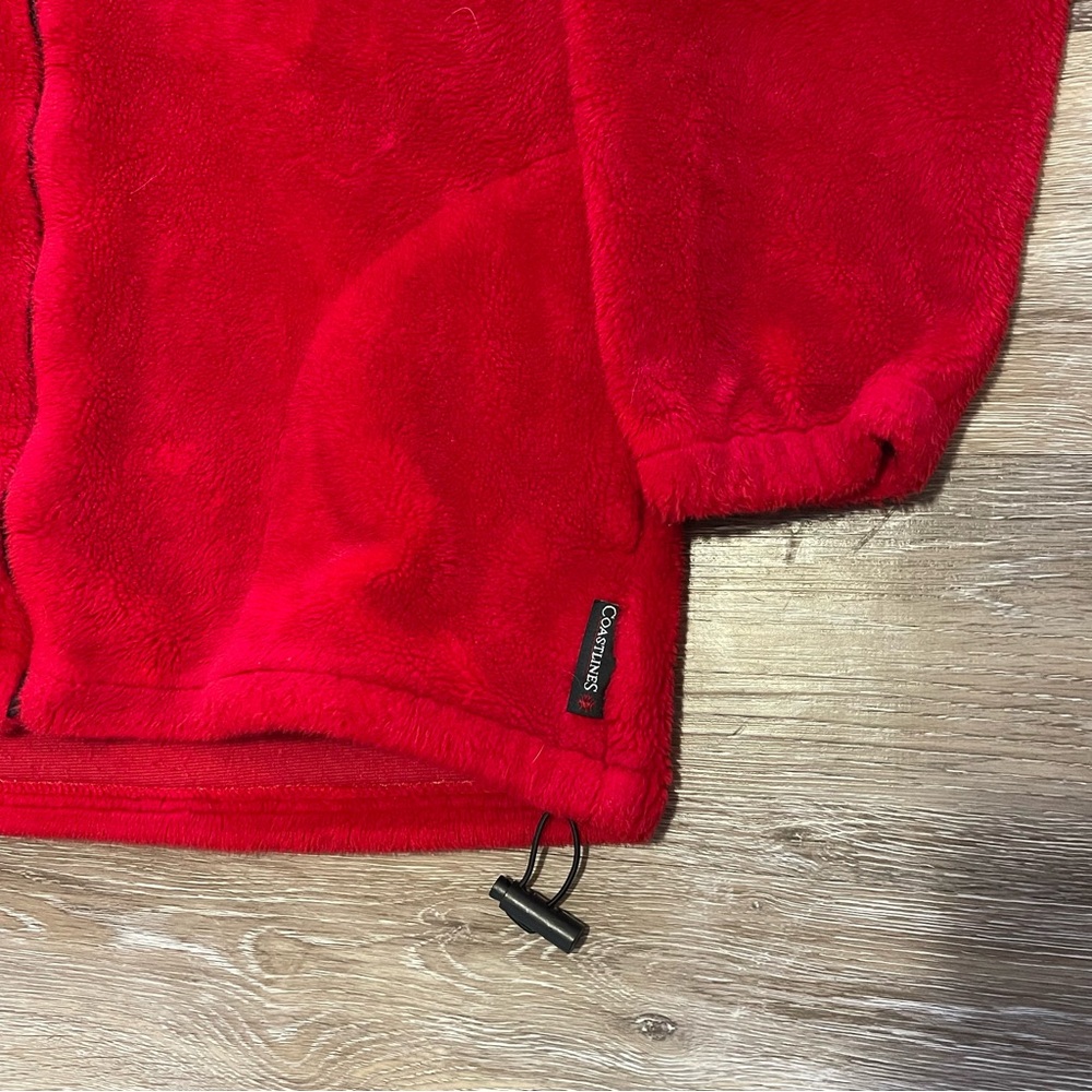 Vintage Coastlines Canada Fleece Jacket Haida Native Sun Full Zip Size Large - Picture 4 of 6